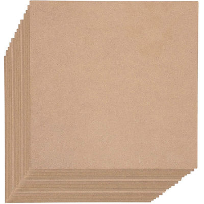 Δυσσωρευτότητα 680-830KG/M3 σκληρές πλάκες 18mm Plain Mdf Raw Wood Fiberboards 1220*2440mm