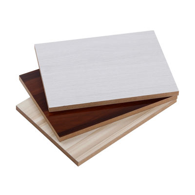 Πίνακας μελαμίνης MDF 18mm Πίνακας ξύλου υγρασία-απορρόφηση διπλής όψης κόλλα μελαμίνης WBP/E1