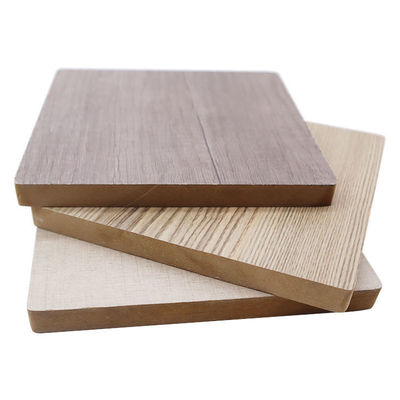 Λευκή μελαμίνη Mdf Hdf Πίνακας για έπιπλα με κόλλα E0 και ανθεκτική μελαμίνη