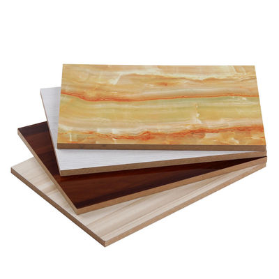 18mm Plain Mdf Panel And White Wood Grain Color Melamine Mdf Board υγρασία-αποστασία με 1