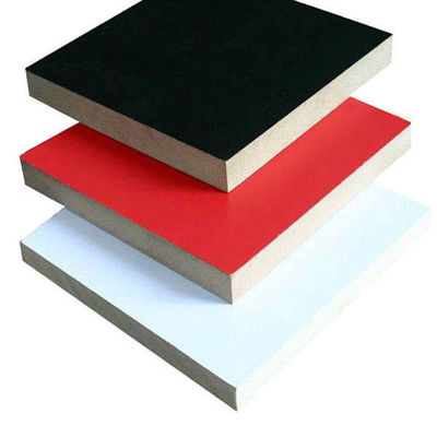 Μελαμίνη Mdf Board 18mm Λευκό χρώμα κόκκων ξύλου για προμήθεια πλακών ινών μεσαίας πυκνότητας